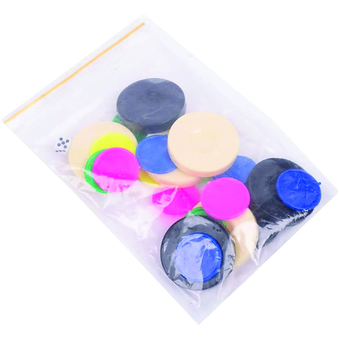 لعبة السلم والثعبان وقطع صغيرة للاطفال - متعددة الالوان