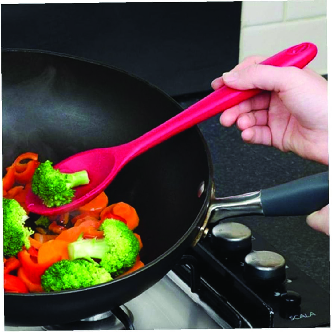 ملعقة سيليكون للطبخ - متعدد الألوان