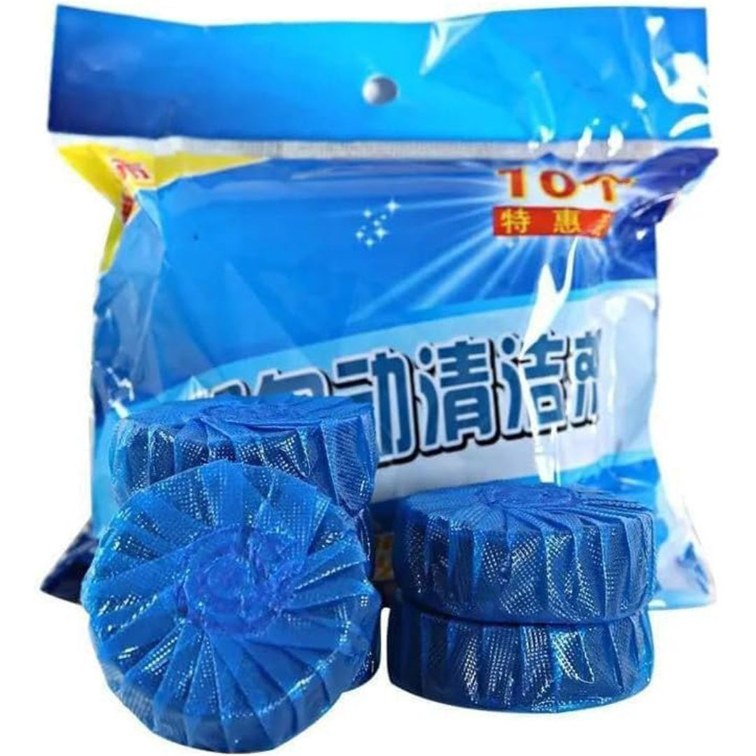 أقراص تنظيف وتعقيم الحمام - 10 قطع