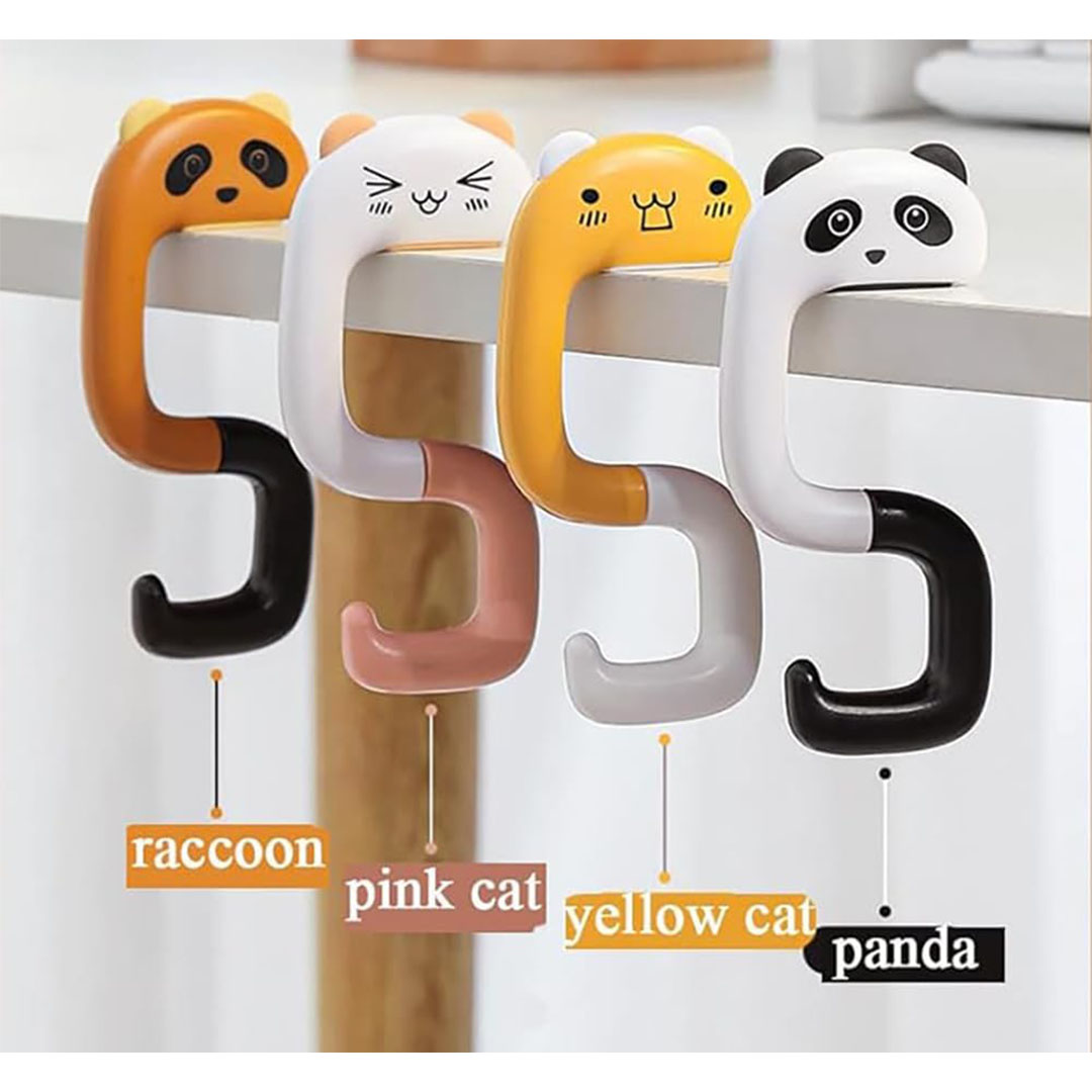 حامل شنطة يد من مادة ABS بتصميم حيوان الراكون