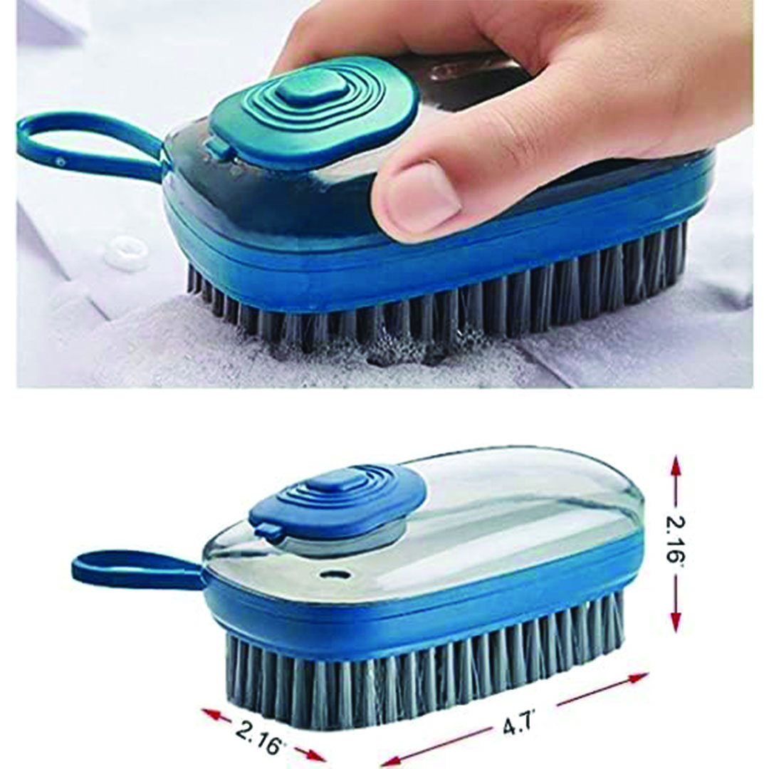 فرشاة تنظيف الملابس والأحذية - متعددة الألوان