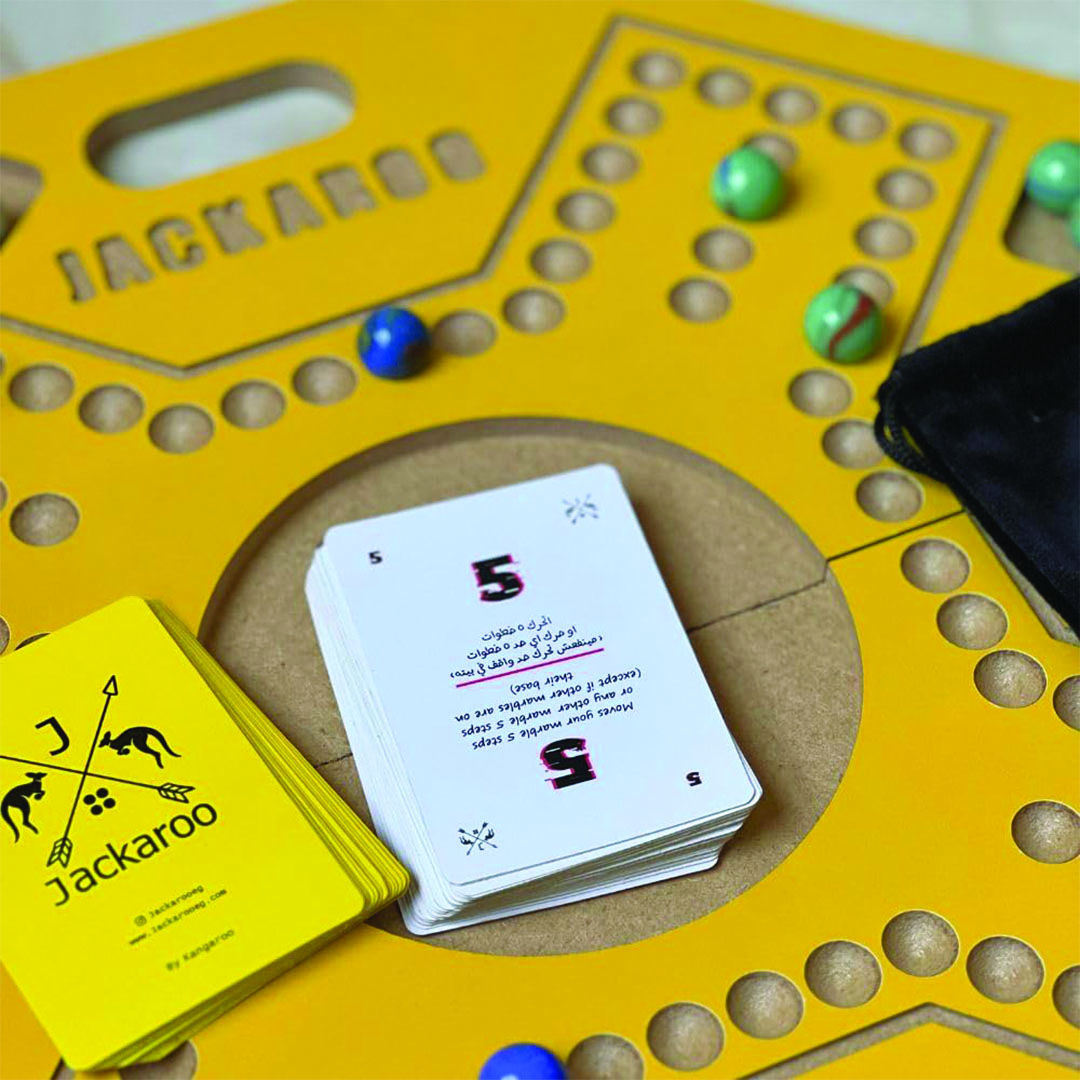 لعبة جاكارو صغيرة - 4 لاعبين - متعدد الألوان