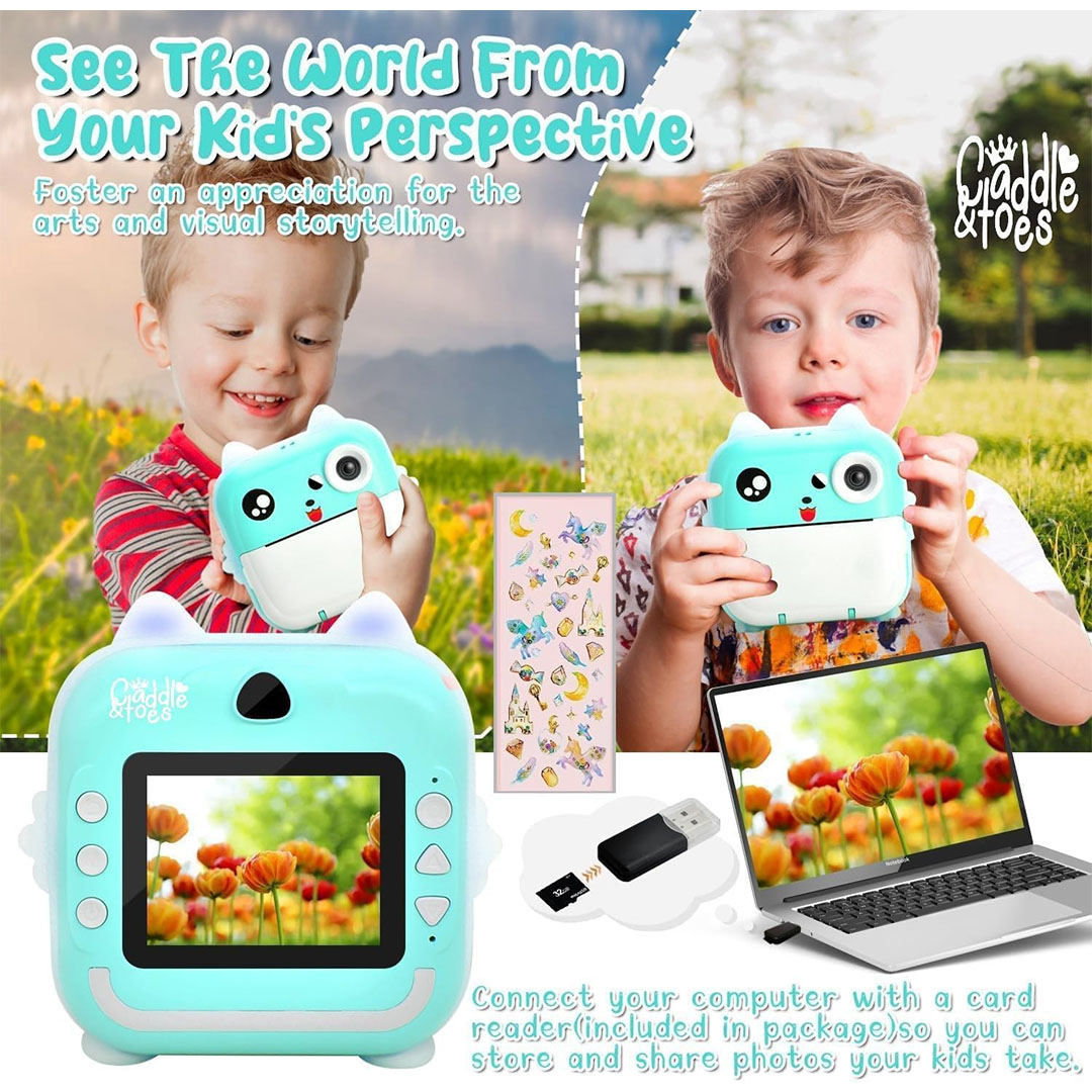 كاميرا طباعة فورية - دقة 1080 اتش دي - 48 ميجابكسل 32 جيجا