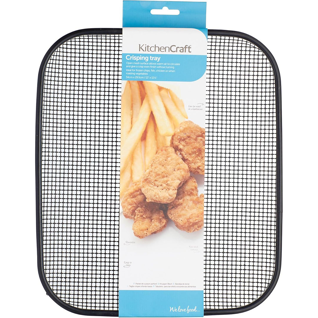 صينية تحمير سلكية - 34 × 29.5 سم - أسود