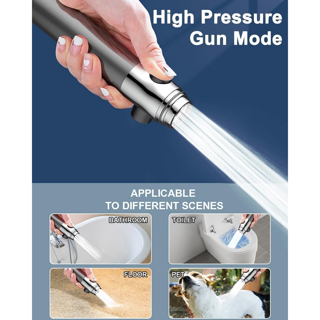 رأس دش عالي الضغط  - فضي