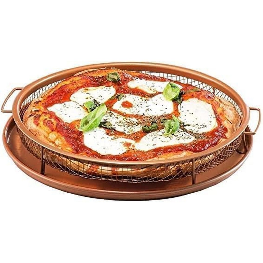 صينية مقلاة هوائية غير لاصقة - نحاسي