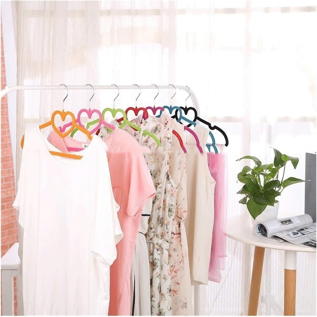 طقم شماعات ملابس - 5 قطع - متعدد الألوان