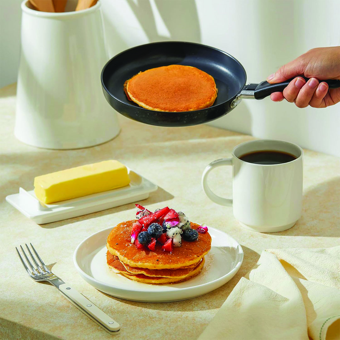 اطباق عشاء دائرية من البورسلين - 6 قطع - أبيض