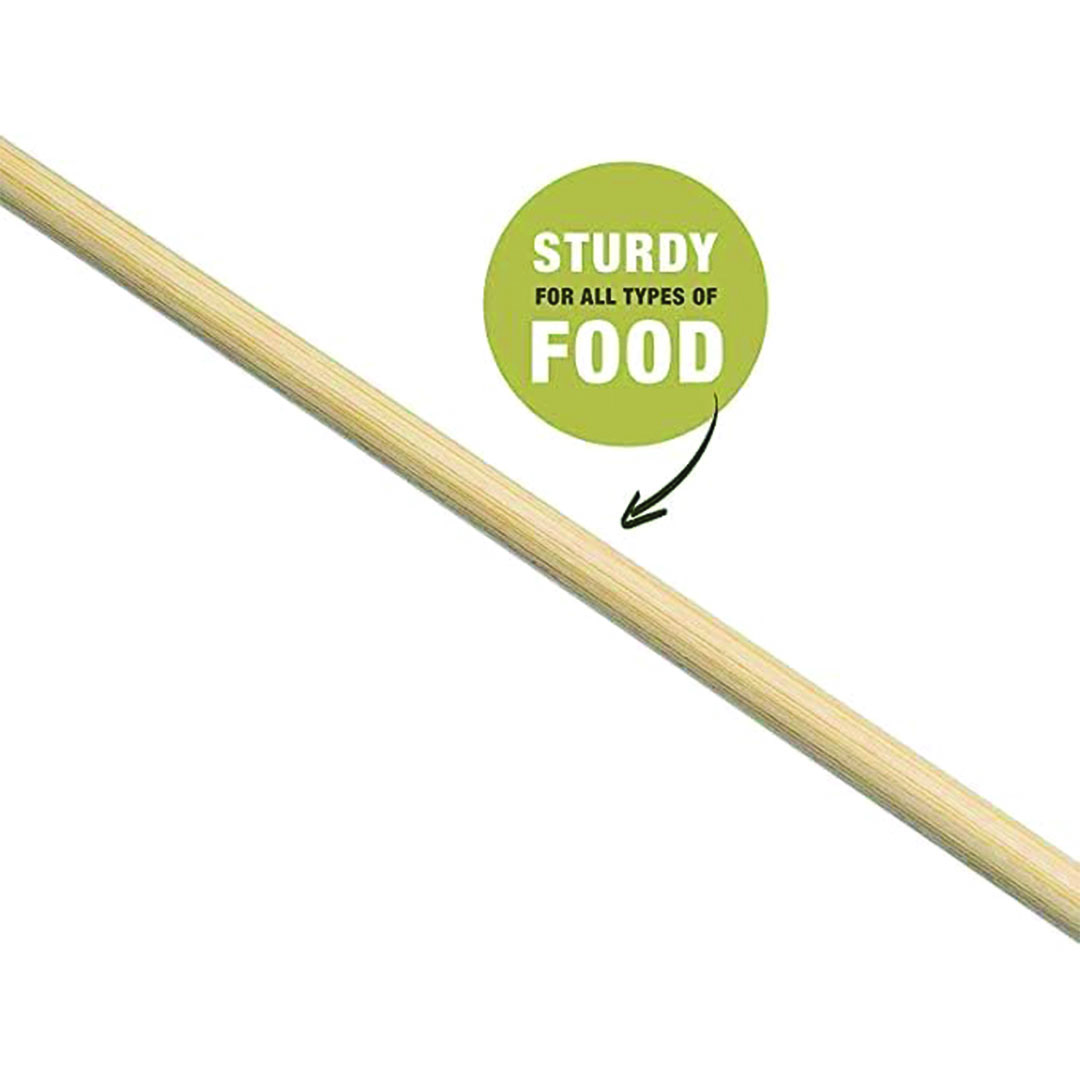 مجموعة عصي واسياخ للشواء - 40 قطعة - بيج