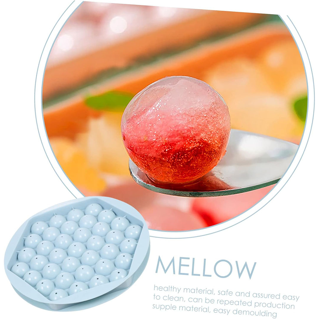 صانع كرات الثلج من السيليكون - أزرق