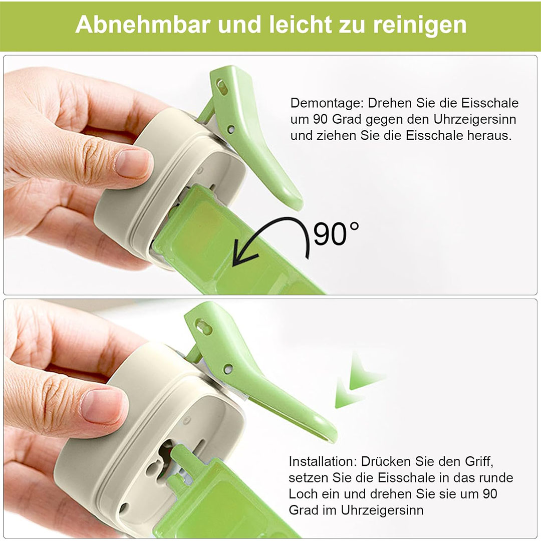 قالب مكعبات الثلج سهلة السحب - متعدد الألوان