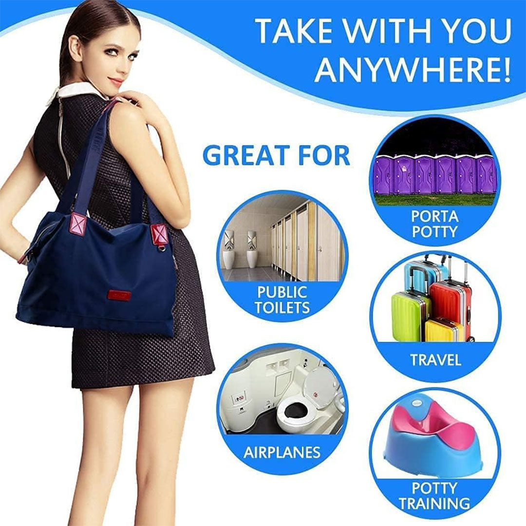 أغطية مقاعد المرحاض للاستعمال مرة واحدة - 50 قطعه - شفاف