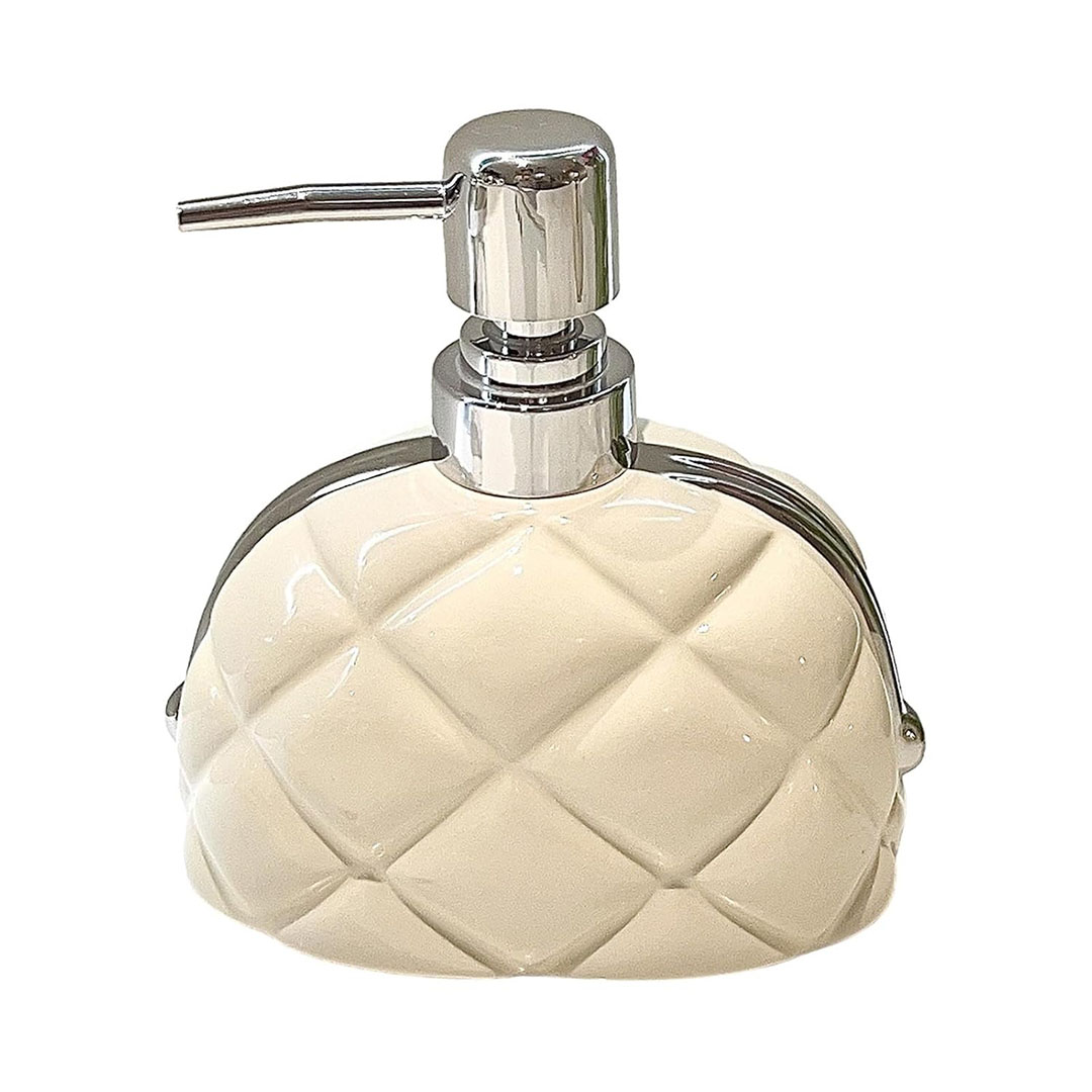 موزع صابون يدوي للمطبخ والحمام - بيج