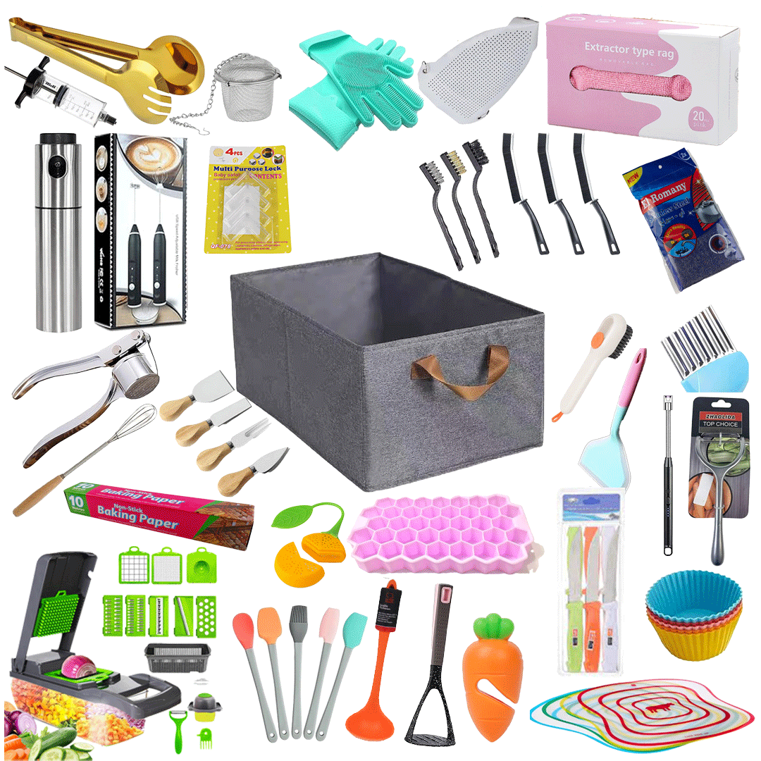 بوكس افتكسات ادوات المطبخ الترند - 32 قطعة