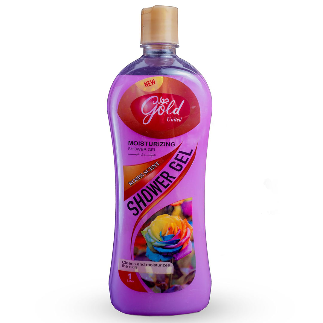 جل استحمام جولد مرطب الورد - 1 لتر