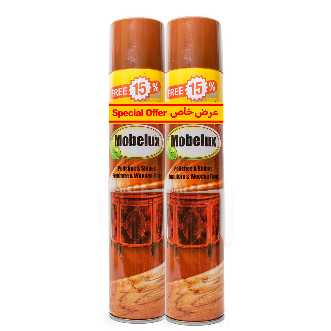موبيلوكس ملمع اثاث - 500 مل - 2 قطعه