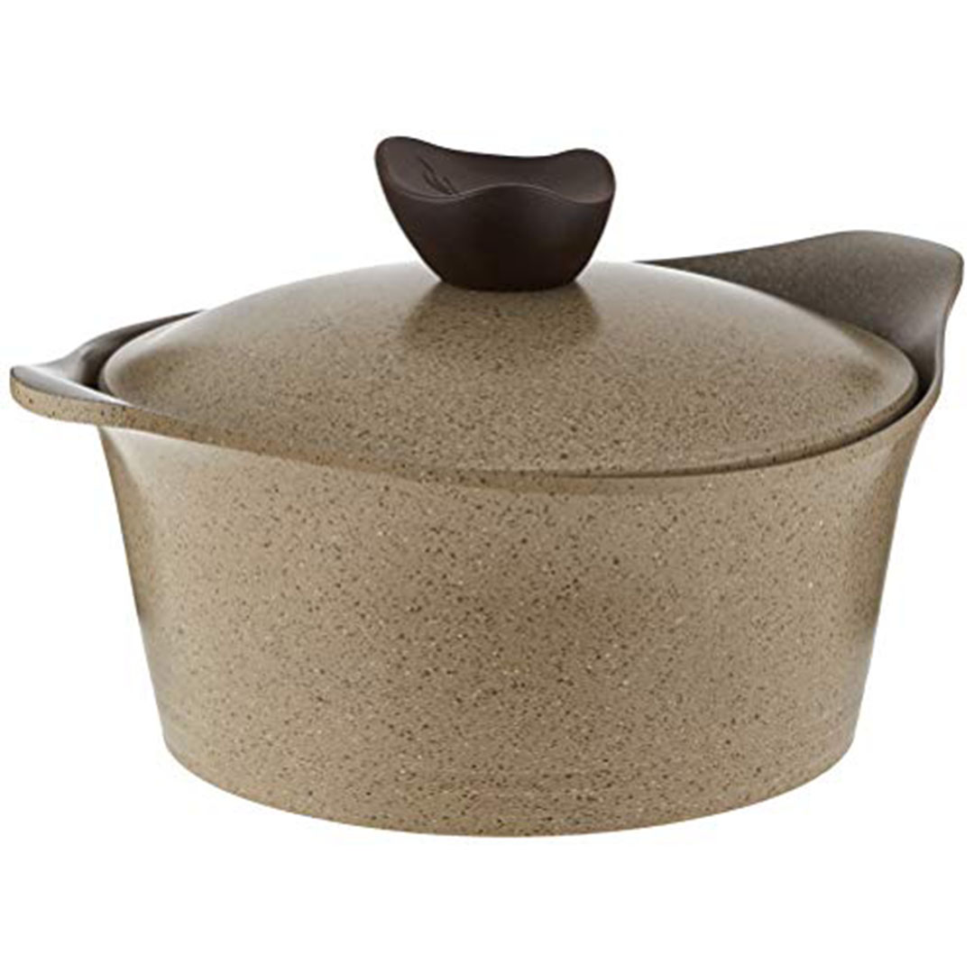 حلة جرانيت نيولفلام - 22 سم - رخام بيج