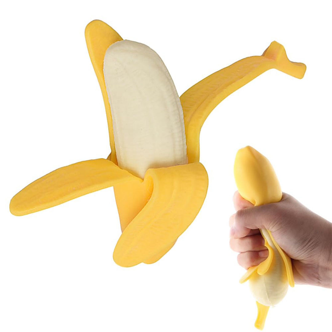 ألعاب الموز محاكاة لتخفيف التوتر - أصفر