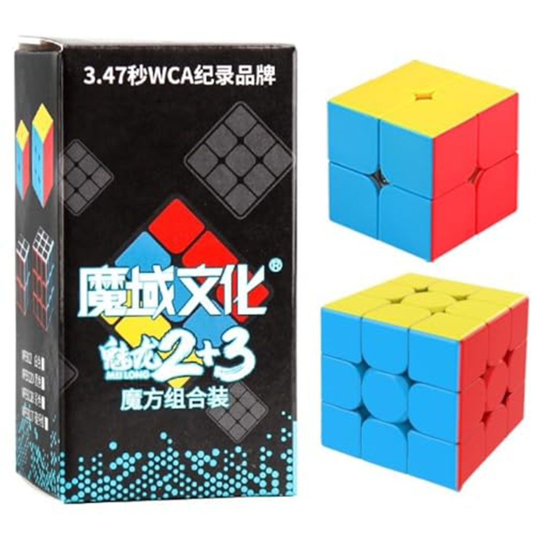 مكعبات روبيك - 2×2 و3×3 - 2 قطعة