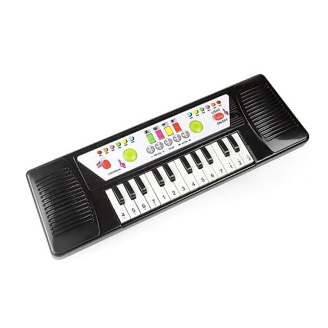 بيانو موسيقي للأطفال - أسود / أبيض