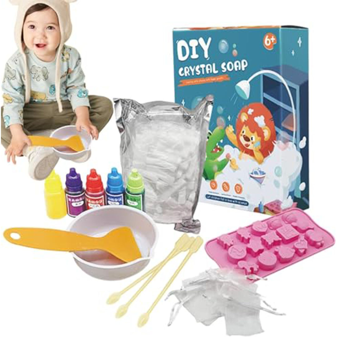 مجموعة صنع صابون ملون للأطفال