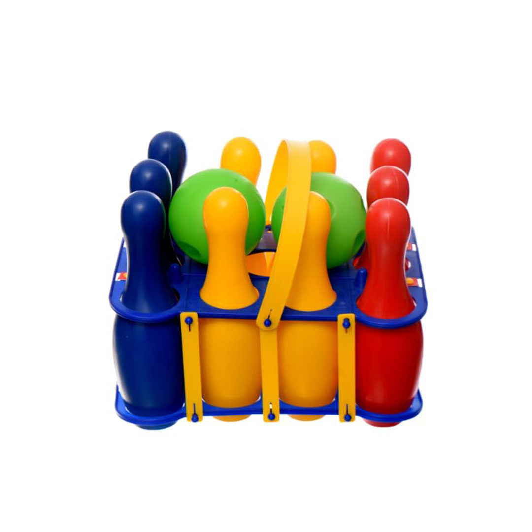 لعبة بولينج بلاستيكية كبيرة - 13 قطعة