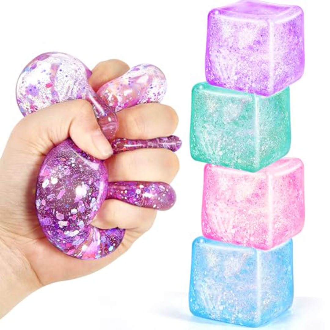 مكعبات فيدجيت إسفنجية - 4 قطع