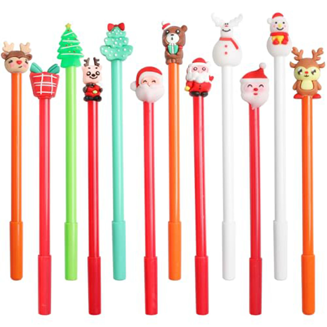 أقلام حبر جاف لطيفة - 12 قطعة