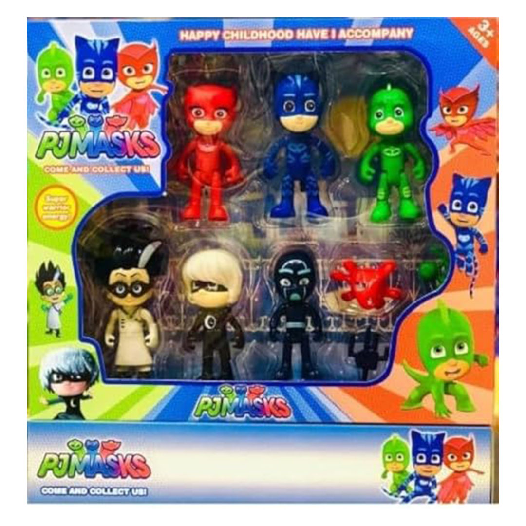 مجموعة شخصيات PJ Masks الكرتونية - 9 قطع