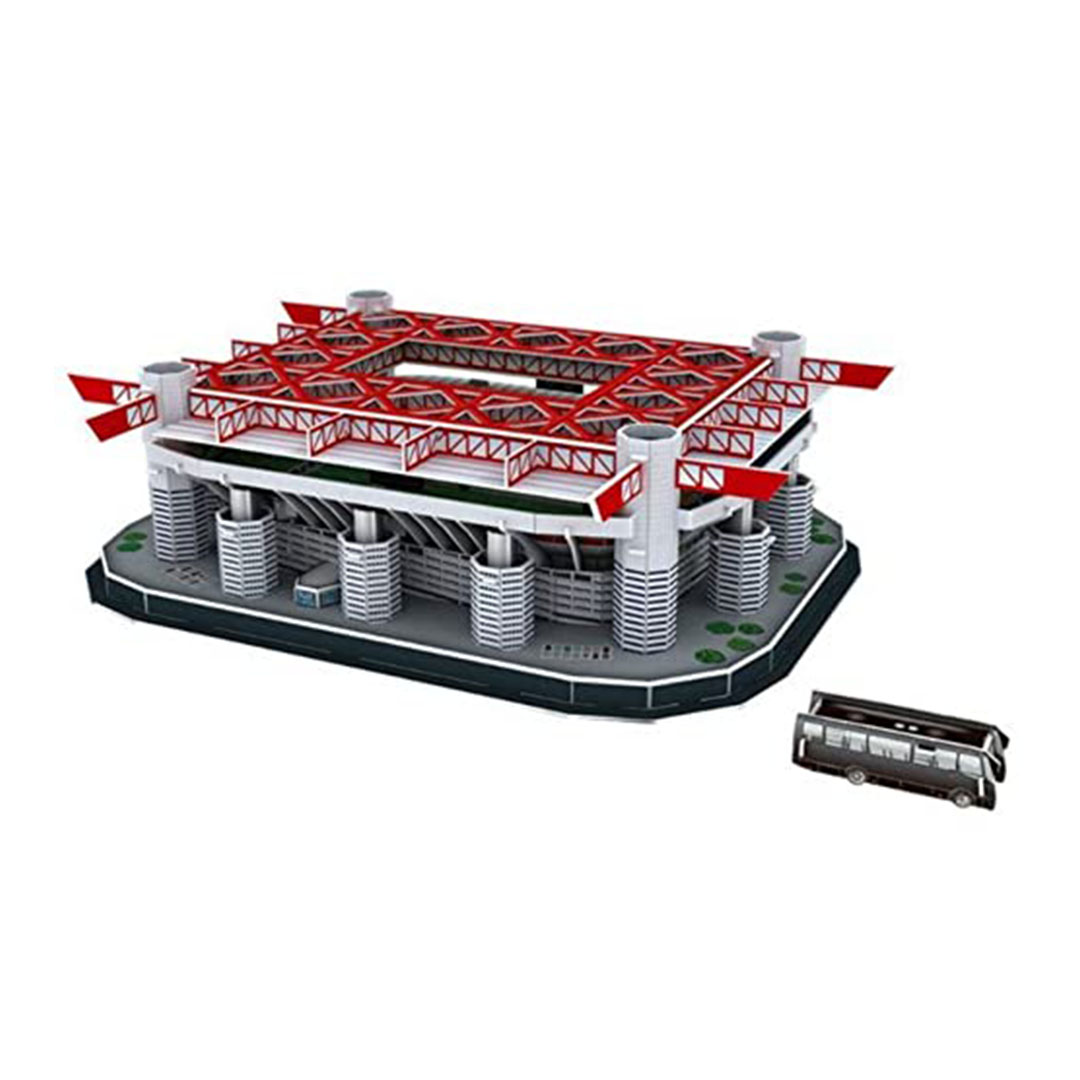 مجموعة بناء نموذج ورقي ثلاثي الأبعاد لملعب كرة قدم