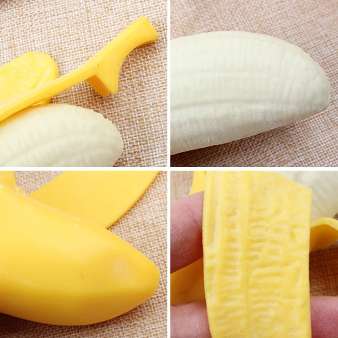 ألعاب الموز محاكاة لتخفيف التوتر - أصفر