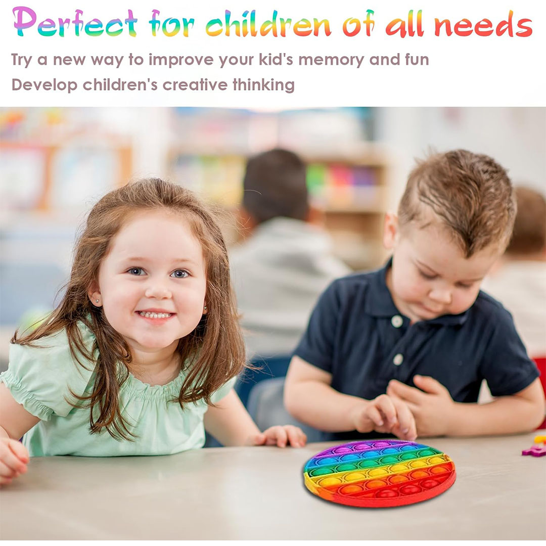 لعبة بوب ات فيدجيت الحسية بالضغط - 4 أشكال