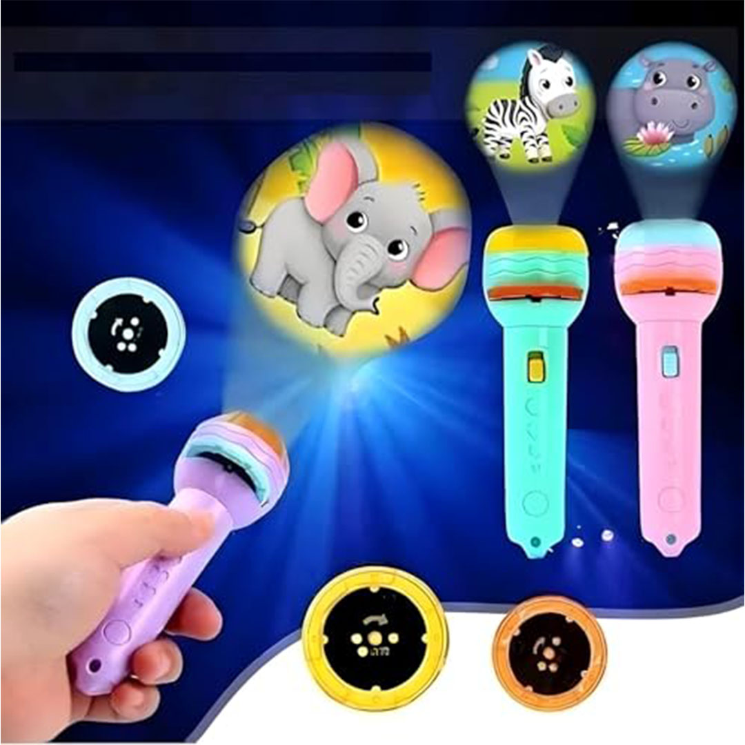 كشاف يدوي للأطفال بأشكال مختلفة