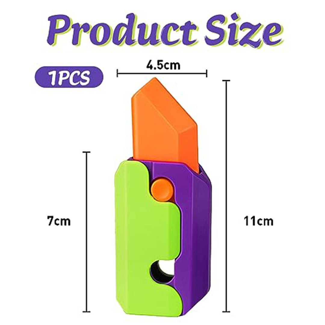 لعبة سكين فيدجيت على شكل جزرة