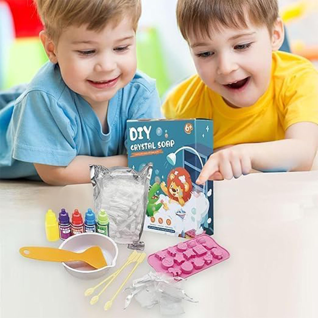 مجموعة صنع صابون ملون للأطفال