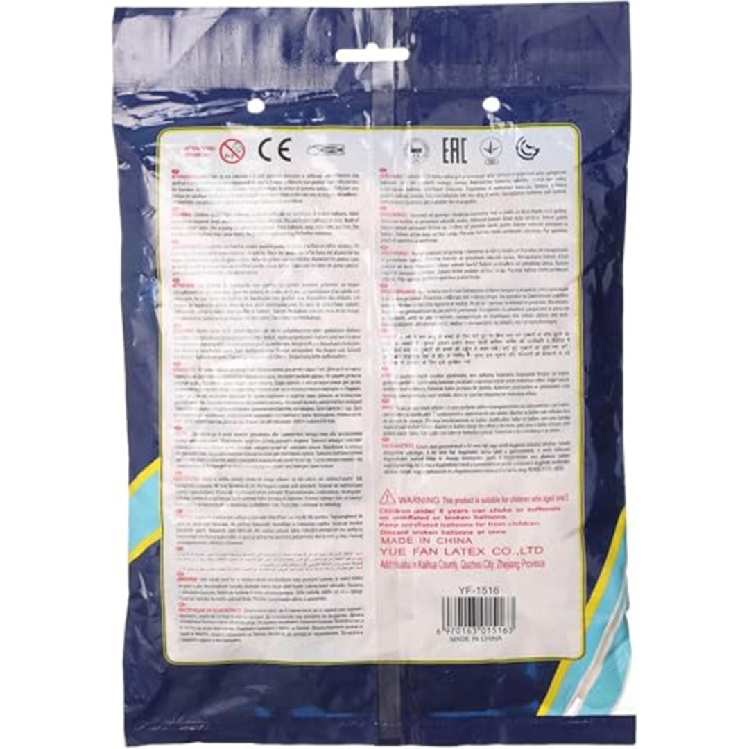 بالونات لاتكس أوف وايت - 100 قطعة