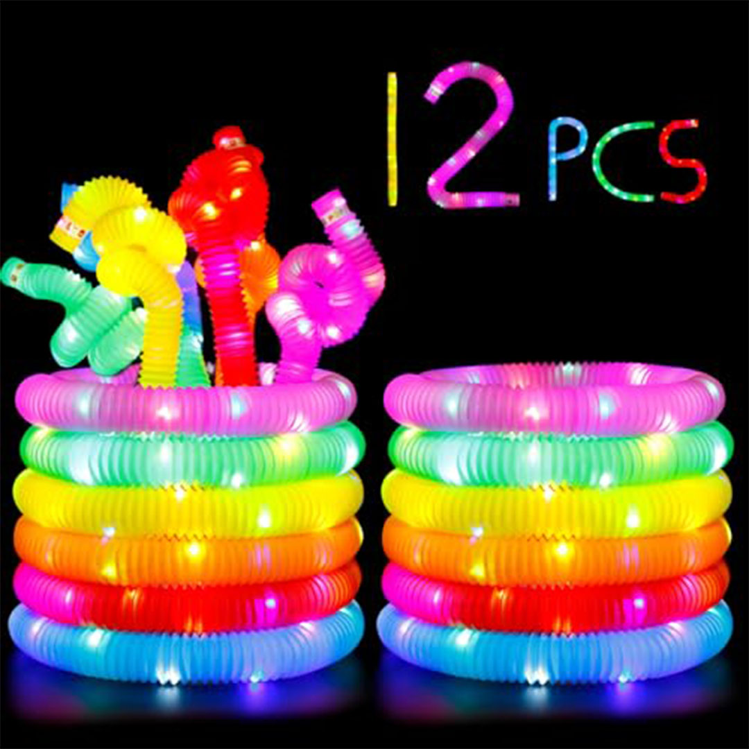 ألعاب حفلات مضيئة في الظلام للأطفال - 12 قطعة