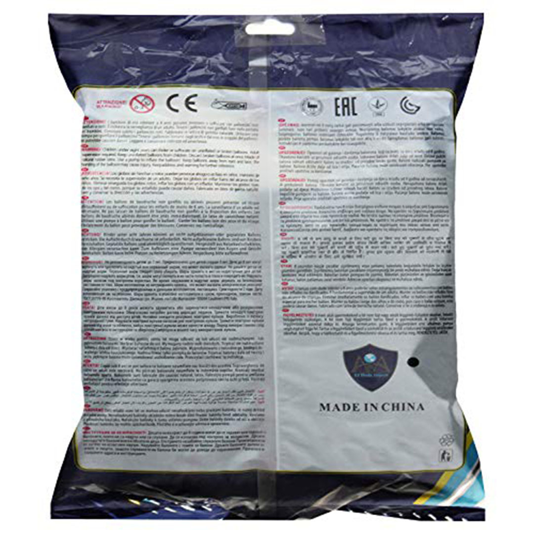 بالونات سوداء مقاس 12 - 100 قطعة