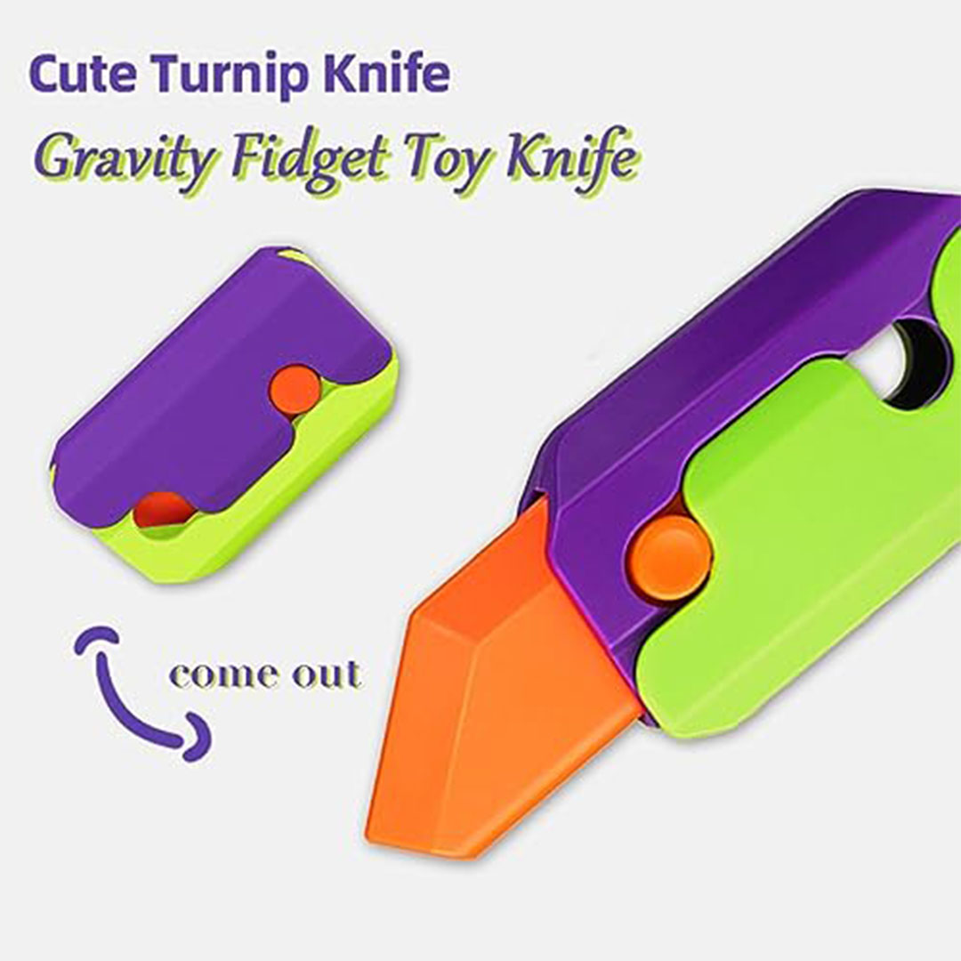 لعبة سكين فيدجيت على شكل جزرة