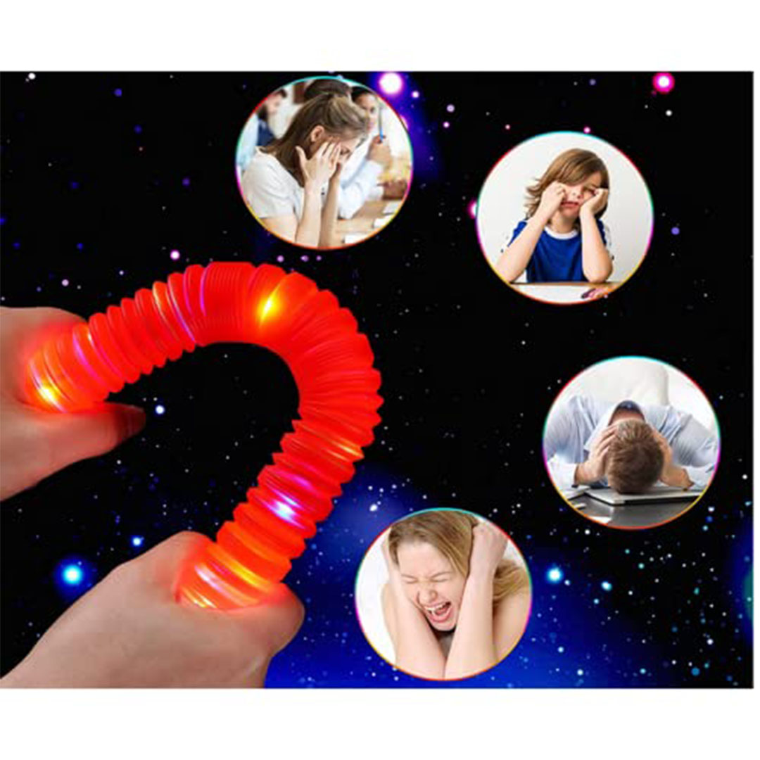 أنابيب مضيئة للأطفال - 6 قطعة