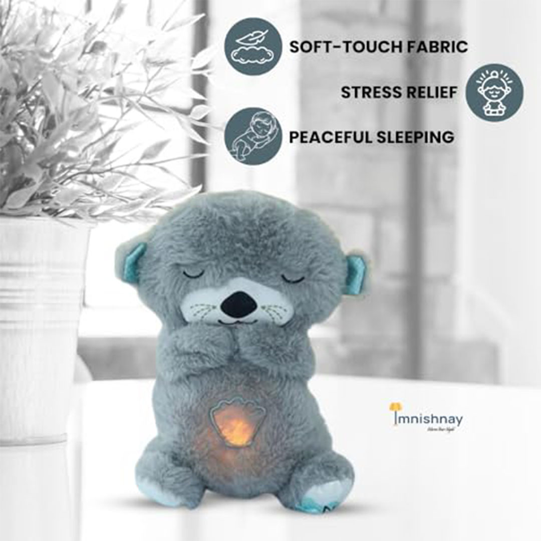 مصباح LED ليلي دب يتنفس