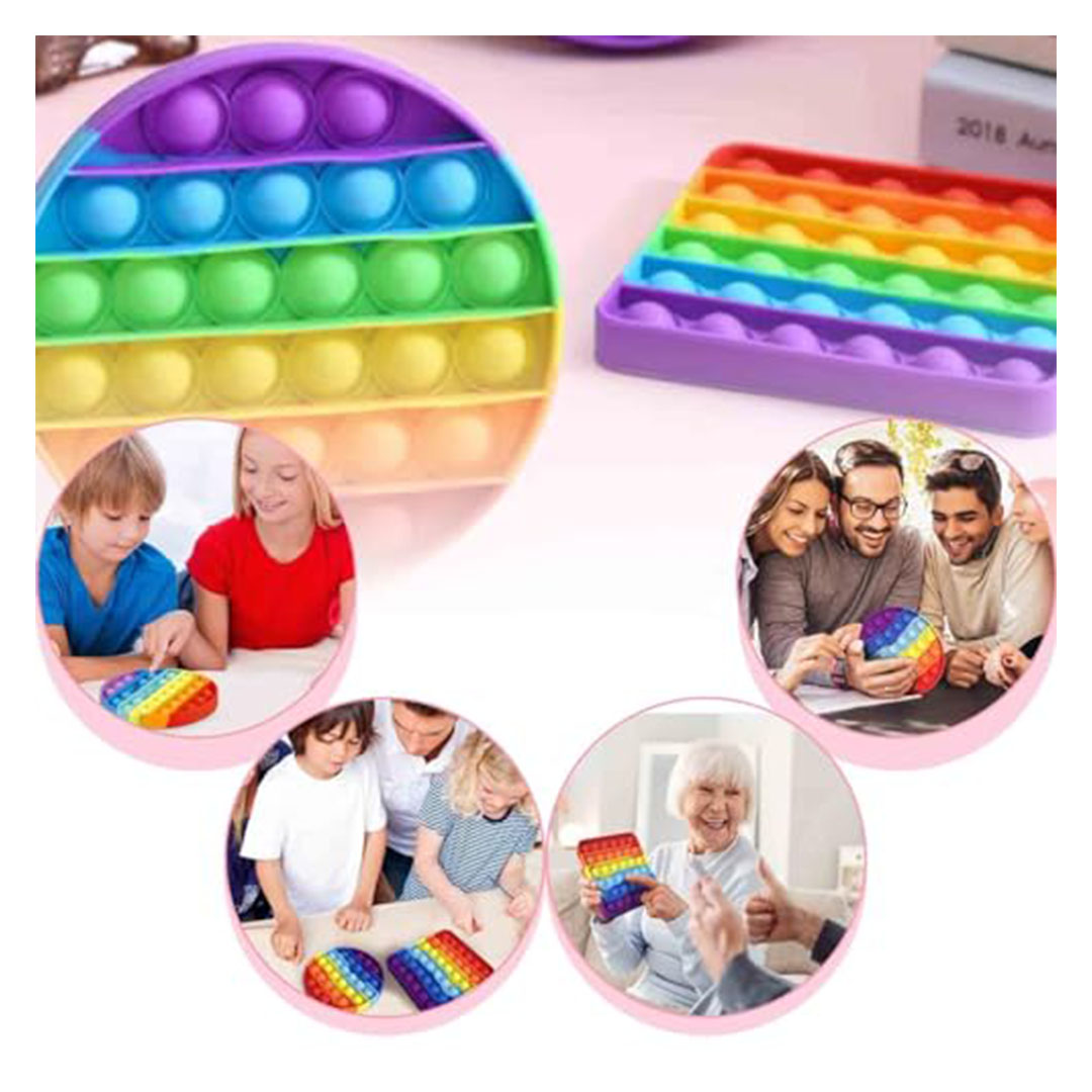 لعبة Pop It سيليكون للأطفال - 4 اشكال