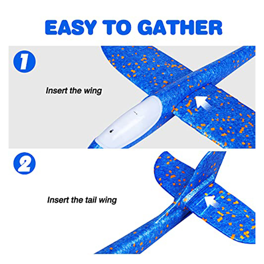 لعبة طائرات من الفوم - 4 قطع - 17.5 بوصة