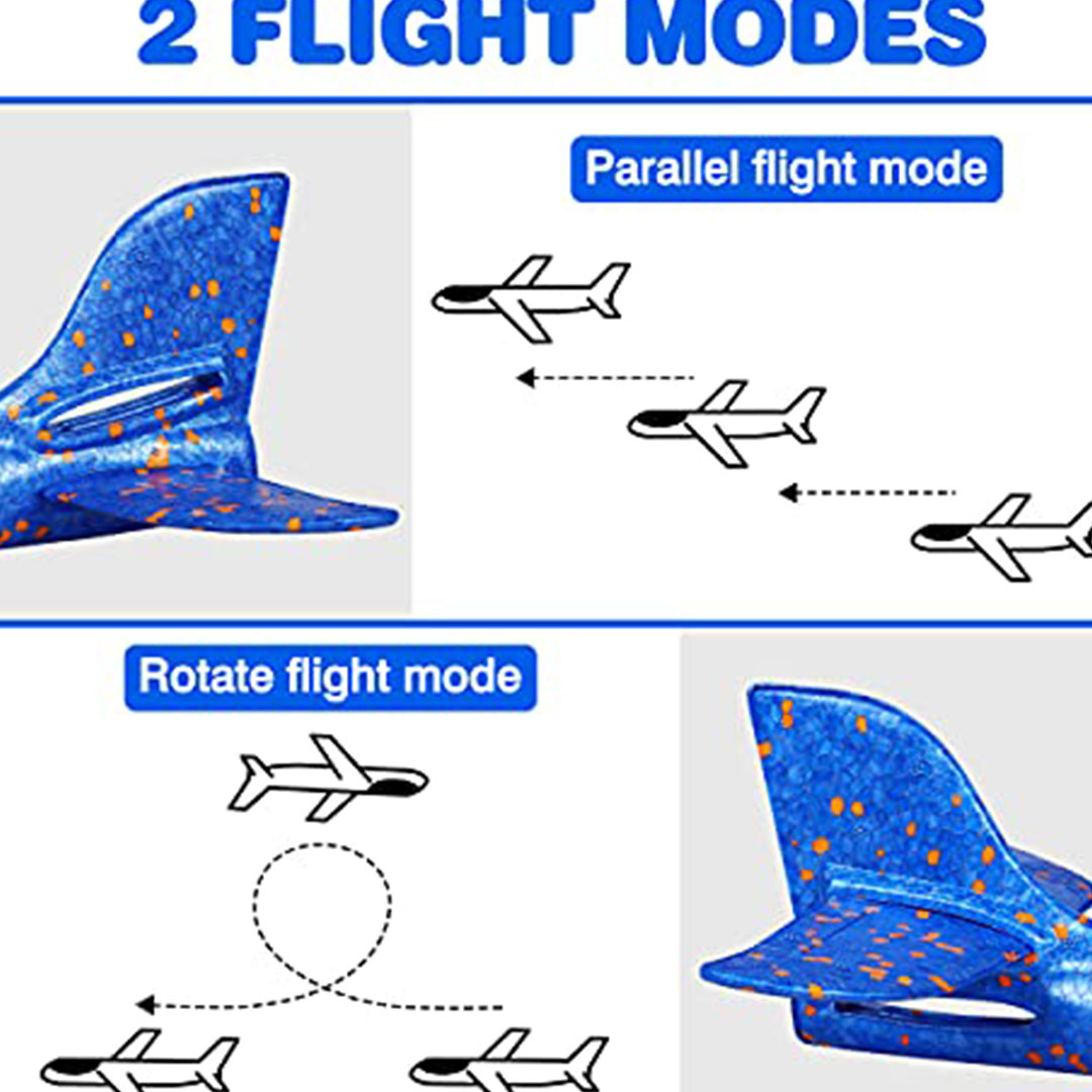 لعبة طائرات من الفوم - 4 قطع - 17.5 بوصة
