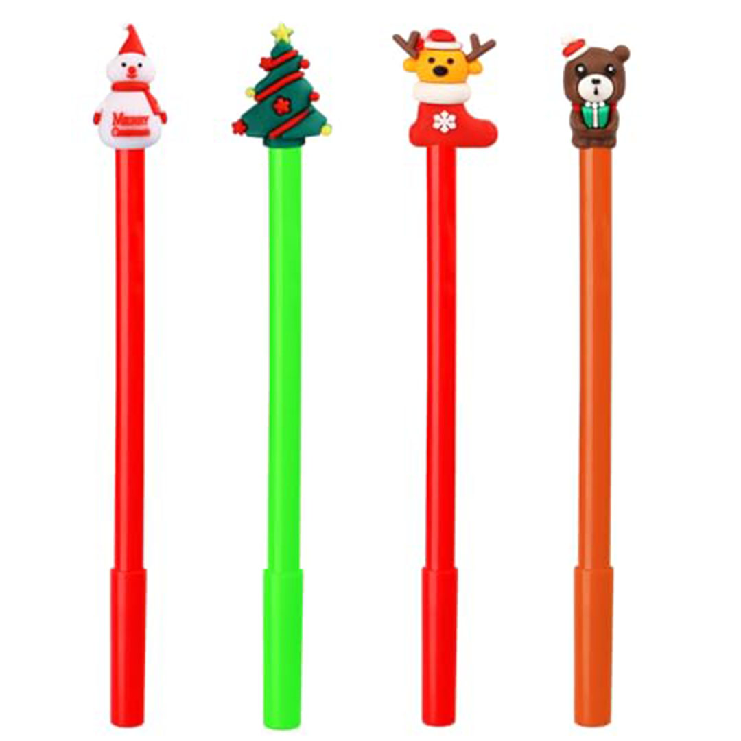 مجموعة أقلام جل كريسماس - 6 قطع