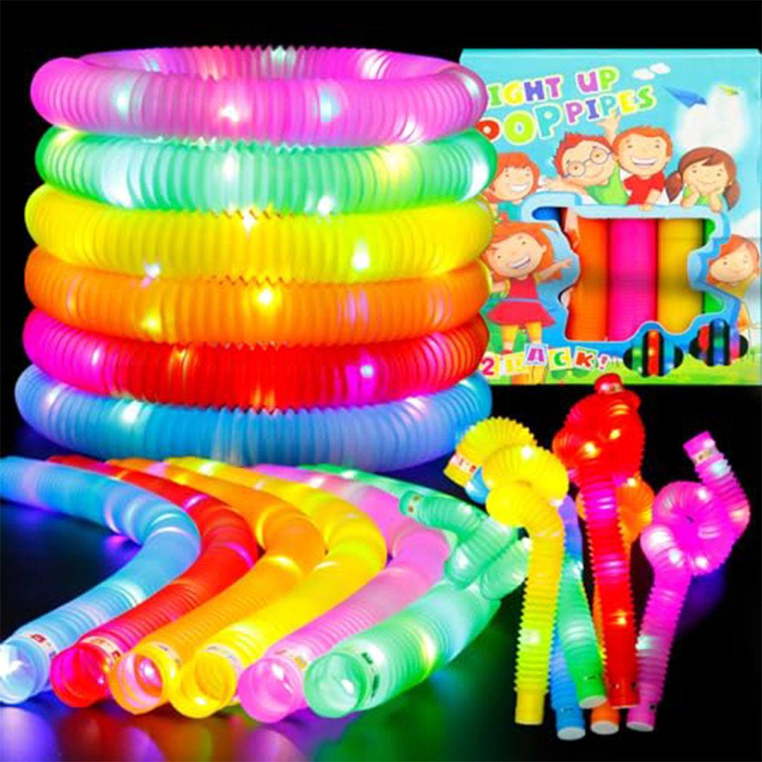 ألعاب حفلات مضيئة في الظلام للأطفال - 12 قطعة