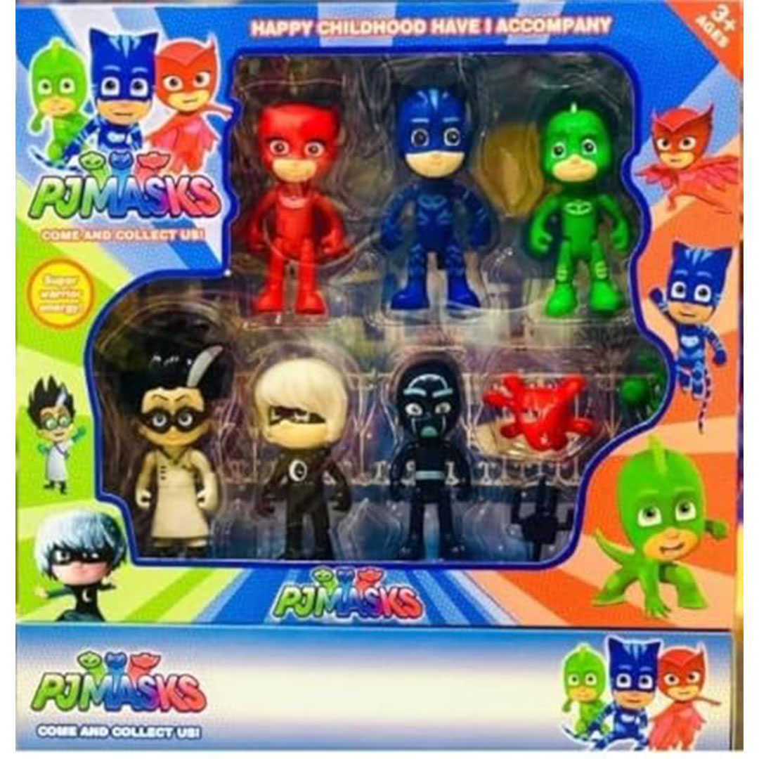 مجموعة شخصيات PJ Masks الكرتونية - 9 قطع