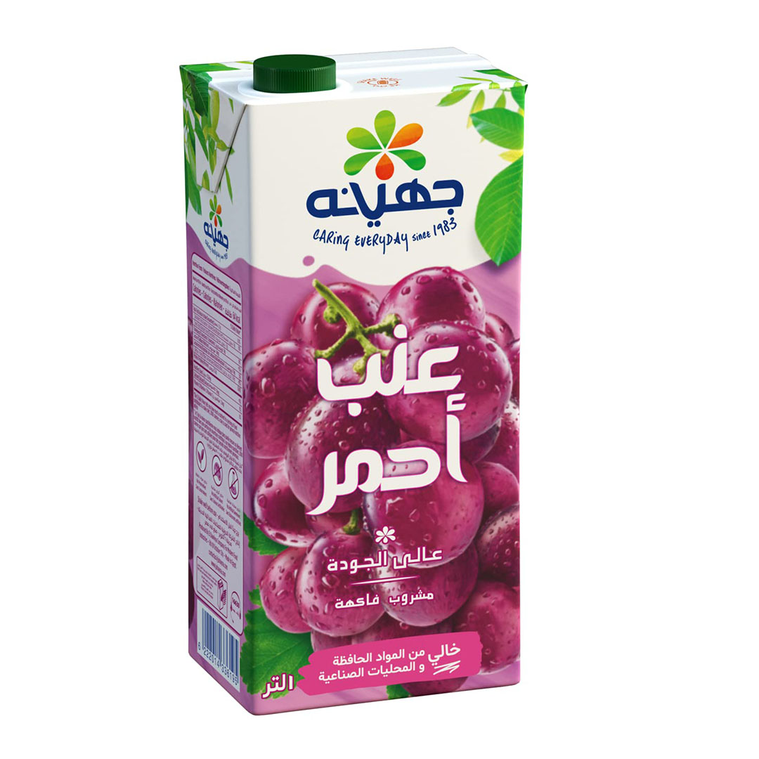 جهينة عصير كلاسيك عنب أحمر - 1 لتر