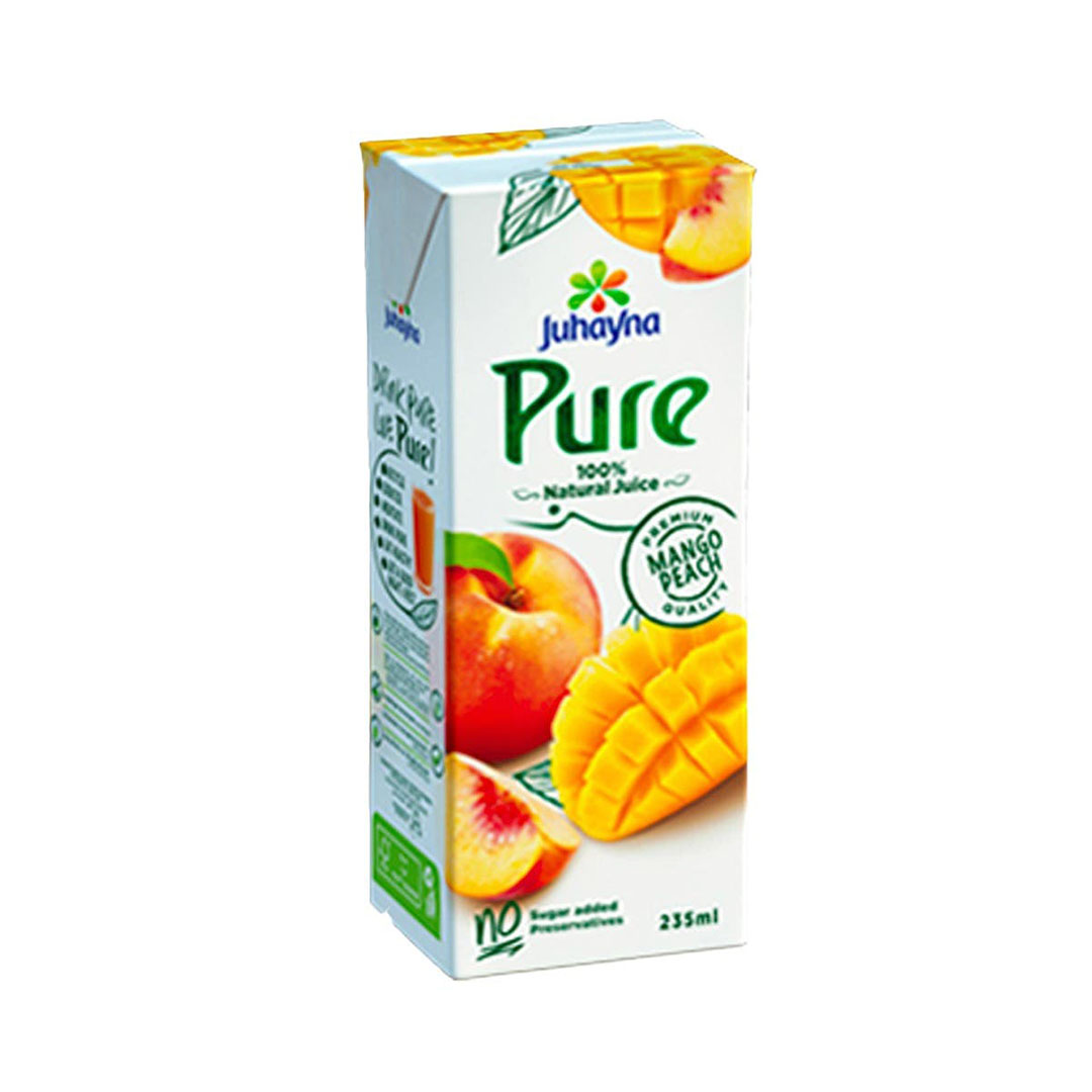 عصير جهينة بيور مانجو وخوخ - 235 مللي