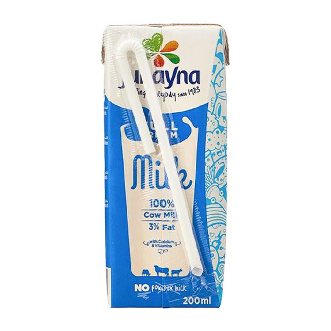 جهينه حليب كامل الدسم - 200 مللي